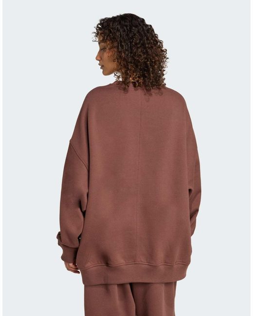 Adidas Originals Brown – essentials – oversize-sweatshirt