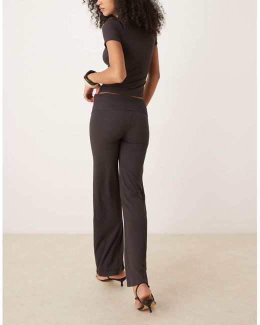 Tala Natural 365 Roll Waist Flared Trousers