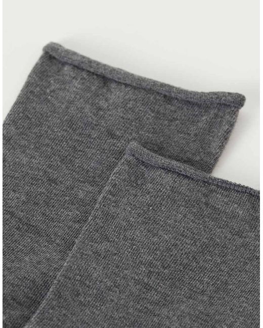 Calzedonia White Non-Elastic Cotton Ankle Socks