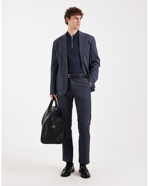 ASOS Blue Slim Suit Jacket for men