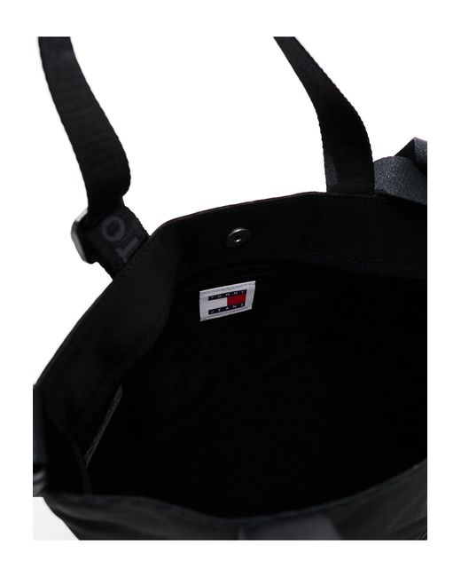 Bolso tote pequeño daily Tommy Hilfiger de color Black