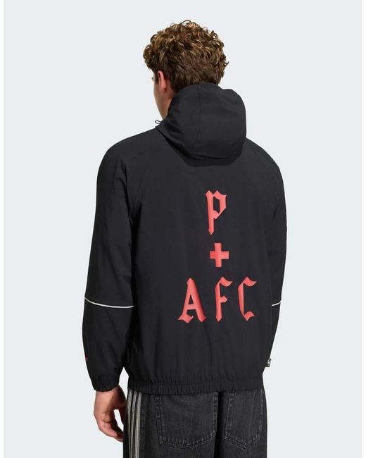 Adidas Originals Blue Arsenal Fc Places+Faces Jacket for men