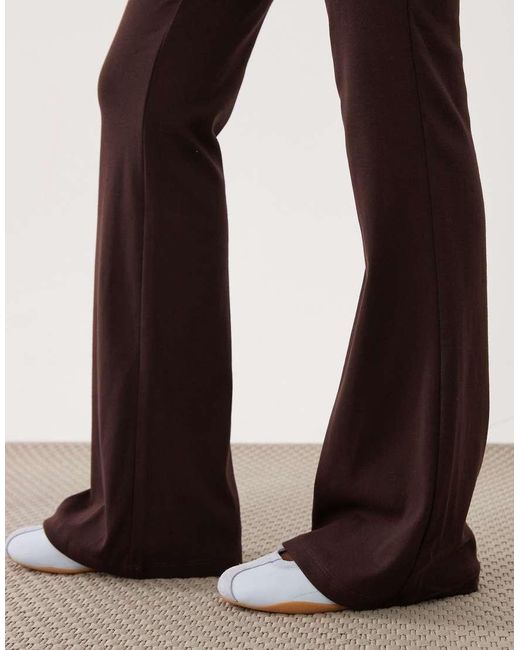 Brave Soul White Stretch Flare leggings