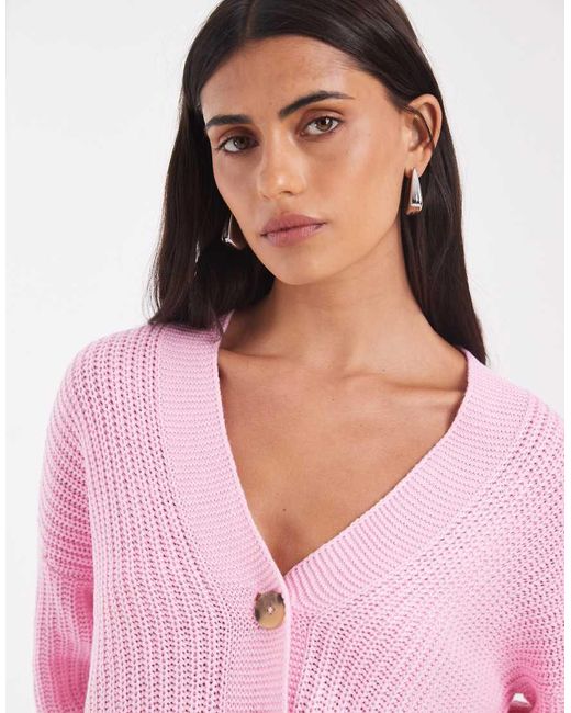 ONLY Pink Knitted Cardigan