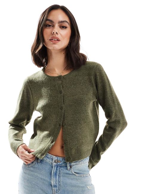 Brave Soul Green – strickjacke