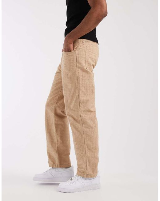 Tommy Hilfiger Natural Jaimie Punch Needle Trousers Co-Ord for men