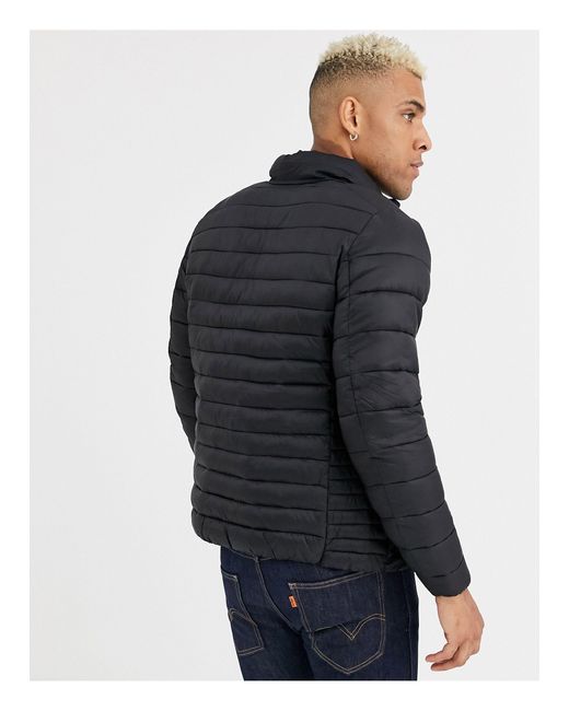 Pull&Bear Synthetic Join Life Light Puffer Jacket in Black (Green) for Men  - Save 21% | Lyst Canada