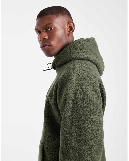 Felpa Con Cappuccio di Levi's in Green da Uomo