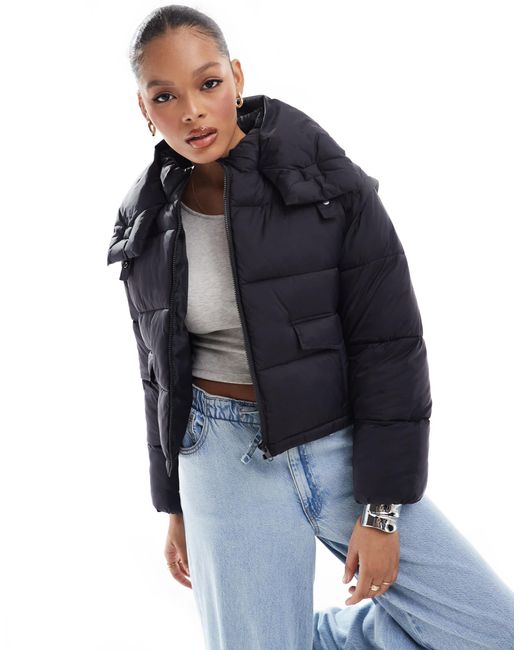 Str - doudoune courte Stradivarius en coloris Blue