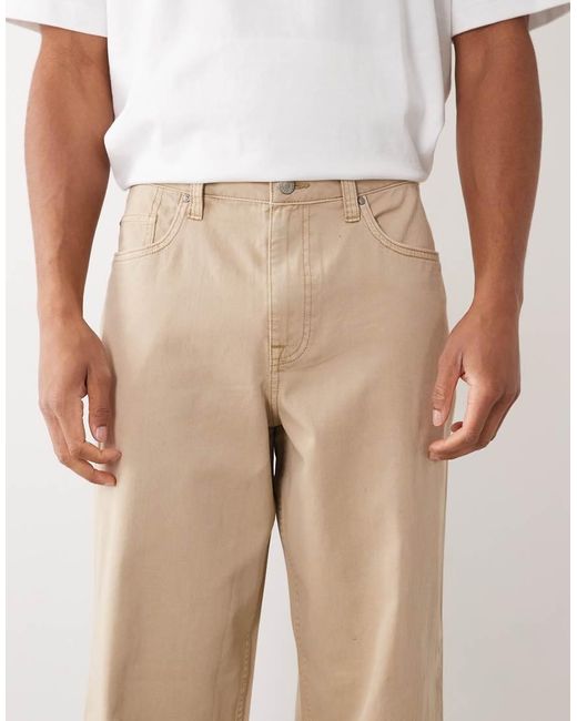 ASOS Natural baggy Lightweight Jeans for men