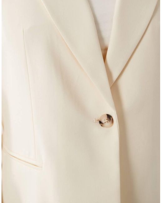 ASOS Natural Curve Tailored Relaxed Blazer