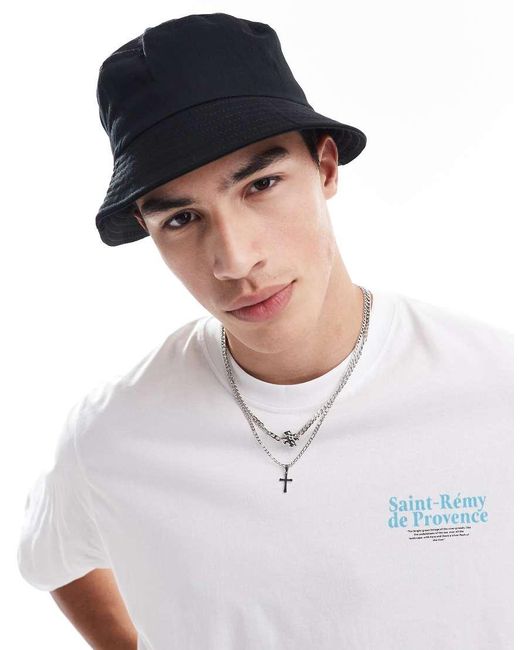 ASOS Blue Bucket Hat for men