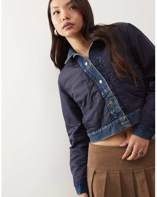 Deus Ex Machina Blue Marla Reversable Denim Jacket