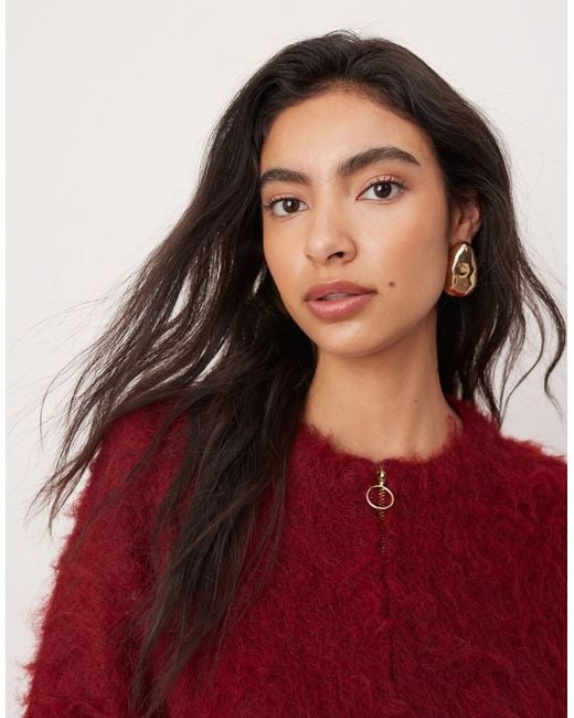 ASOS Red – flauschige strickjacke