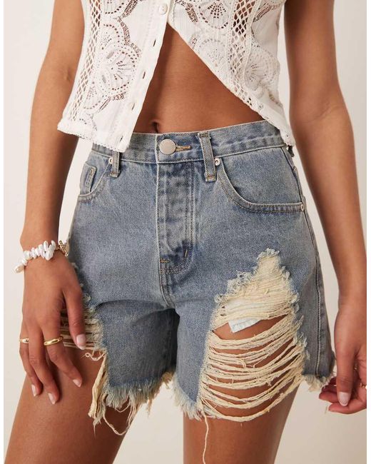 Glamorous Blue Denim Shorts
