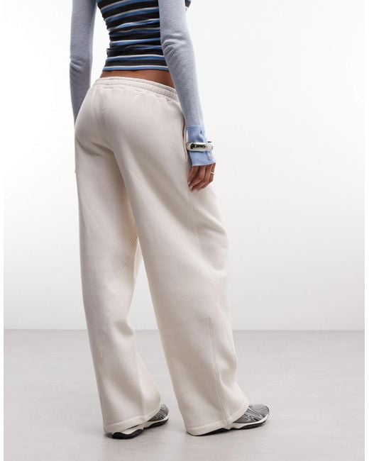 Collusion White Barrel jogger