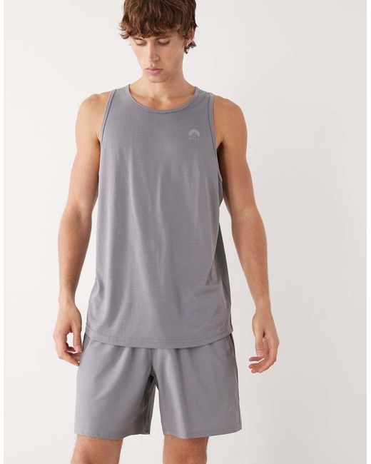 OOSC Gray Elite Activewear Shorts for men