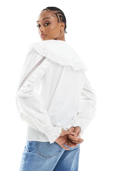 ASOS White Asos design tall – hemdbluse