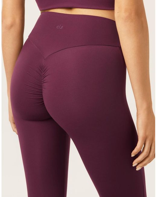 Calzedonia Purple Scrunch Sculpt Leggings