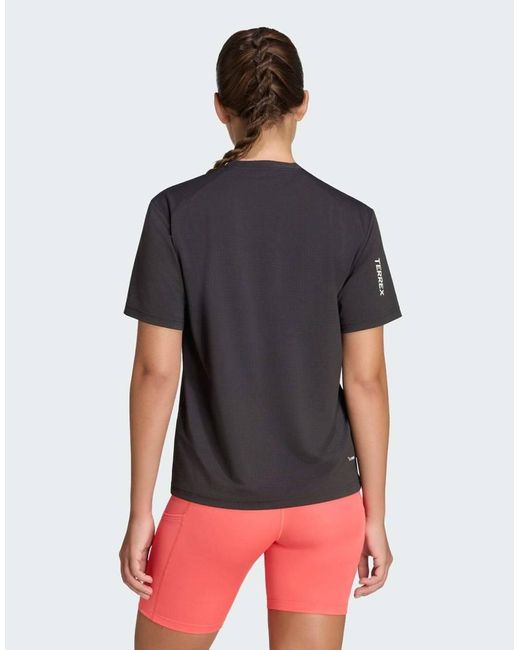 Adidas Originals Black Terrex Multi Climacool Logo Tech T-shirt
