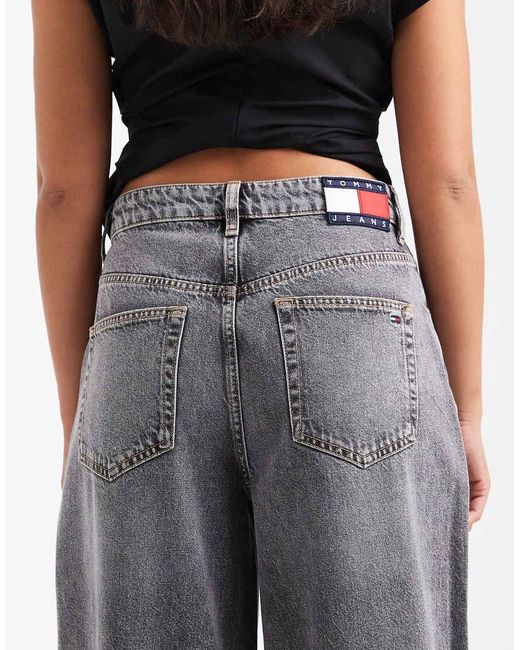 Tommy Hilfiger Gray Charlie Loose Wide Jeans