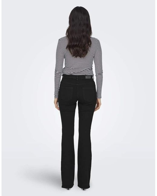 ONLY Gray Flared Fit Jeans