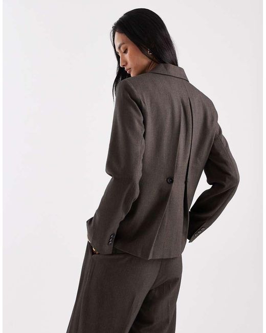 Blazer Oversize Sartoriale di Object in Black