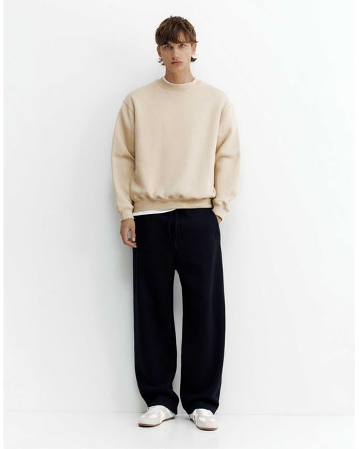 Pull&Bear Sweatshirt in Natural für Herren