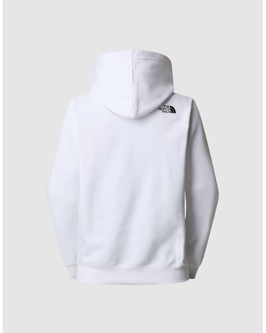 The North Face White Drew Peak Hoodie for men
