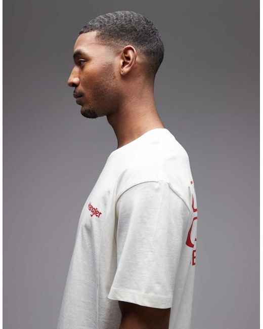 Wrangler Gray Vintage Graphic Tee for men