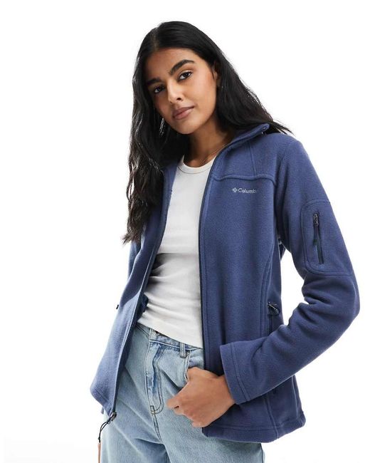 Columbia Blue Fast Trek Ii Jacket