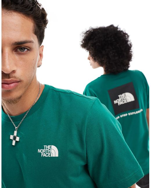 The North Face Green Redbox Backprint T-shirt