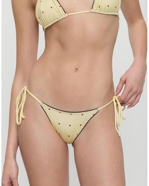 Frankie's Bikinis Natural Mackenzie Reversible Bikini Bottom