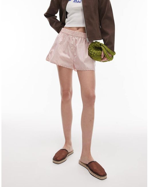 TOPSHOP Multicolor Stripe Boxer Short