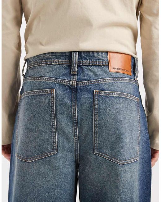 ASOS Blue Loose Jeans for men