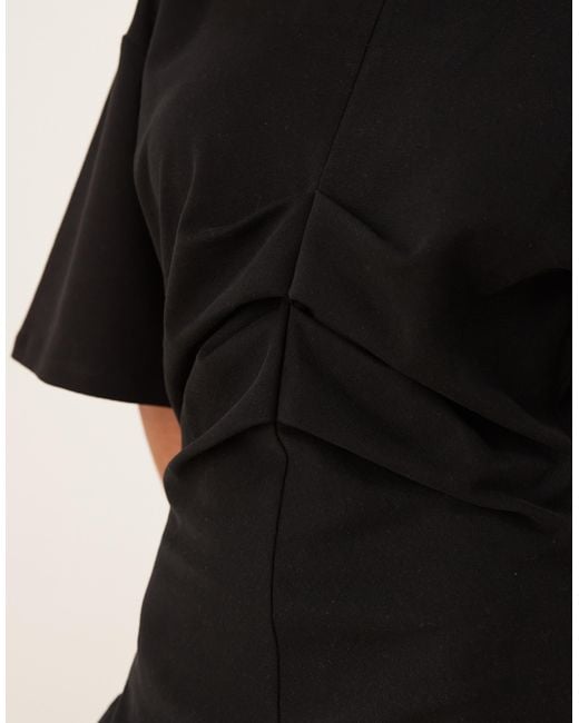 ASOS Black – t-shirt-minikleid