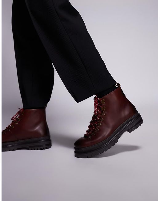 Walk London Black Eagle Hiker Boots for men