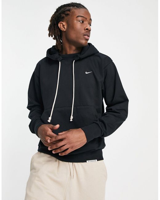 Standard issue - felpa con cappuccio nera da Uomo di Nike Basketball in Blu  | Lyst