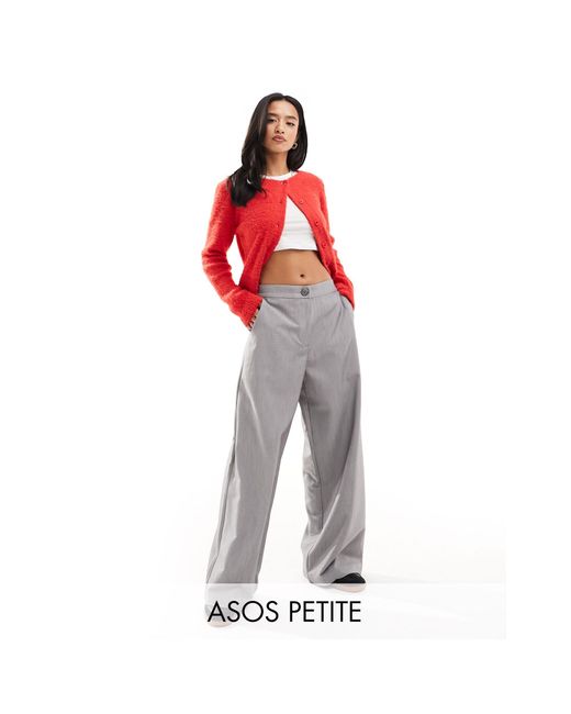 ASOS Red Petite Relaxed Dad Pants