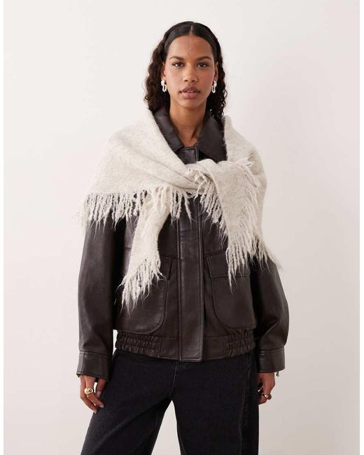 Scialle di Mango in Natural