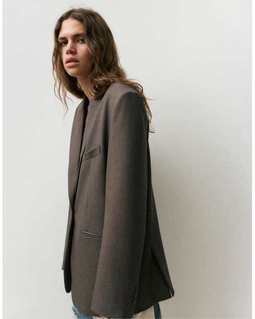 Pull&Bear Black – oversize-blazer