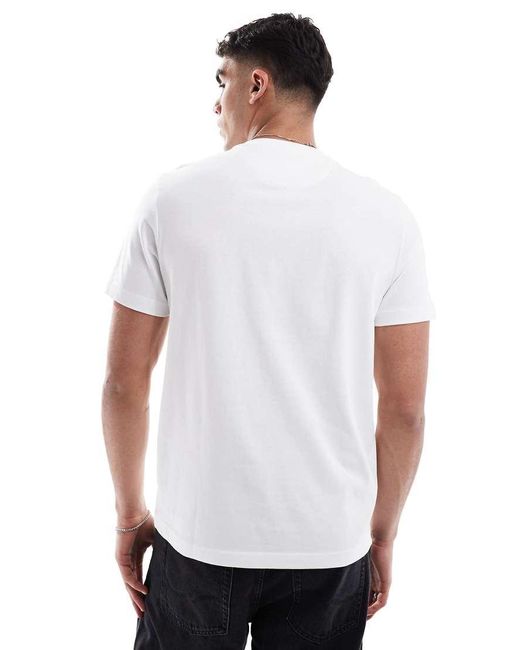 Farah White Devon T-shirt for men