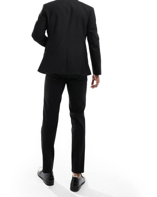 ASOS Black Slim Tuxedo Pants for men