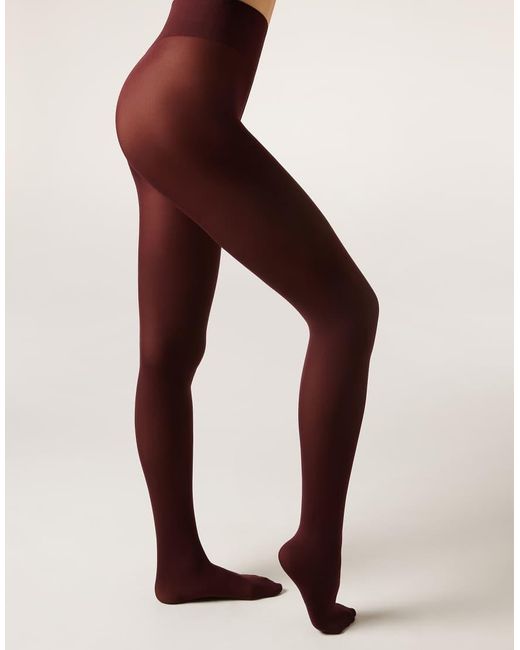 Calzedonia Purple 50 Den Total Comfort Soft Touch Tights