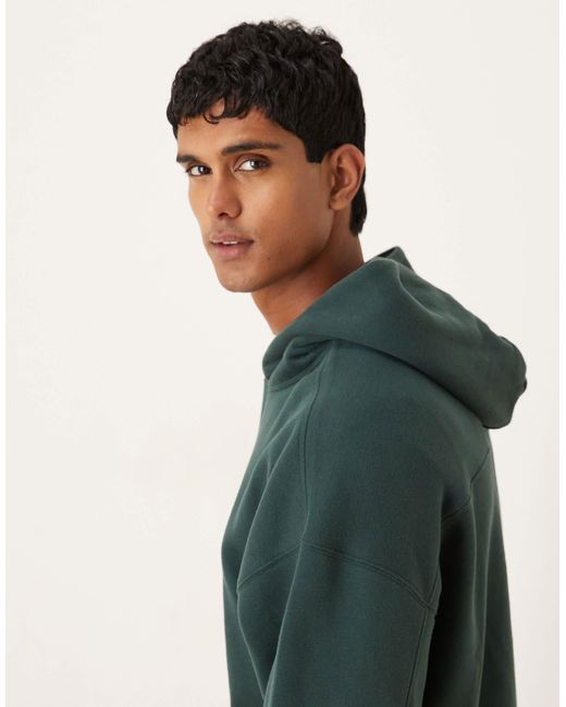 Abercrombie & Fitch – essential – kapuzenpullover in Green für Herren