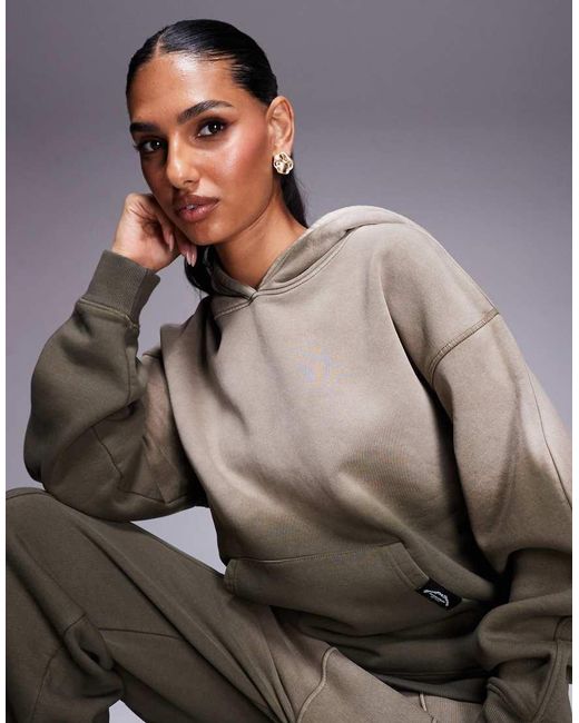 Good For Nothing Gray Gradient Relaxed Hoodie