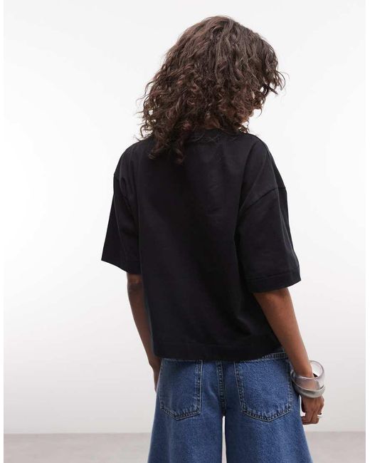 Camiseta Boxy Luxe En Nike de color Blue