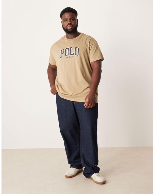 Polo Ralph Lauren Big & tall – classic-fit-t-shirt in Blue für Herren