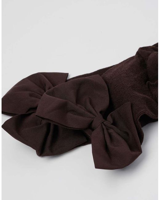 Calzedonia Black Bow Socks