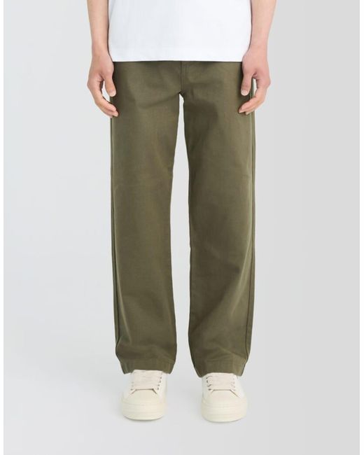 Lyle & Scott White Trousers Straight Leg Work Pants for men